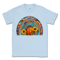 Dusty Blue basketball rainbow Classic Tee - Artiststas