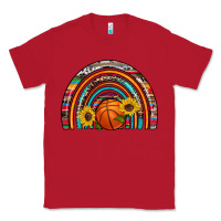 Red basketball rainbow Classic Tee - Artiststas
