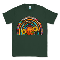 Sports Green basketball rainbow Classic Tee - Artiststas