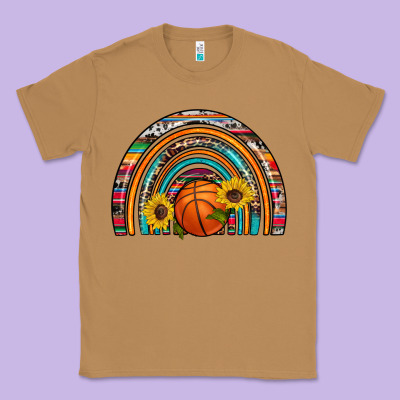 Basketball Rainbow Classic Tee Designed By Artiststas