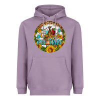 Lavender teaching my tribe round earring Heavyweight Hoodie - BundleAndBundleShop