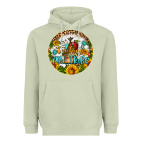 Matcha teaching my tribe round earring Heavyweight Hoodie - BundleAndBundleShop