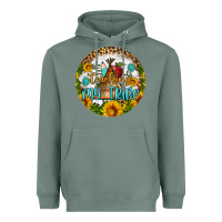 Sage teaching my tribe round earring Heavyweight Hoodie - BundleAndBundleShop