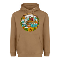 Toasted Coconut teaching my tribe round earring Heavyweight Hoodie - BundleAndBundleShop