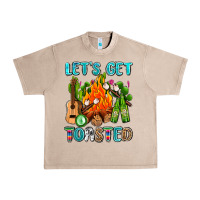 French Oak let's get toasted with camp fire Urban Heavy Tee - AdoDesignShop