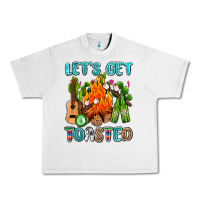 Lunar Rock let's get toasted with camp fire Urban Heavy Tee - AdoDesignShop