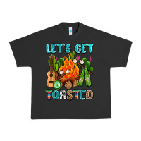 Pigment Black let's get toasted with camp fire Urban Heavy Tee - AdoDesignShop