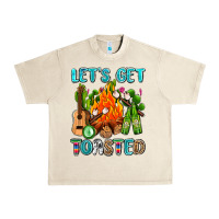Sandshell let's get toasted with camp fire Urban Heavy Tee - AdoDesignShop