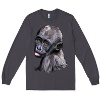 Smoke Baby Gorilla Head Long Sleeve Tee - LillyAllenDesigns