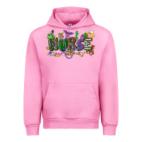 Fuchsia Pink nurse mardi gras Urban Hoodie - CowGirlArtShop