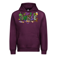 Mauve Wine nurse mardi gras Urban Hoodie - CowGirlArtShop