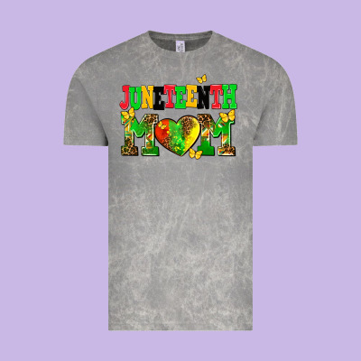 Juneteenth Mom Vintage Tee Designed By Adodesignshop
