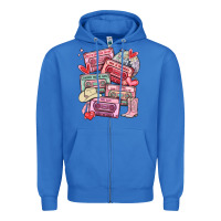 True Royal valentines day cassette tapes Zipper Hoodie - MaliasSmallBusiness