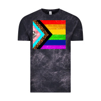 Cloud Black pride flag Vintage Tee - AdoDesignShop