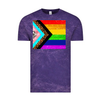 Cloud Purple pride flag Vintage Tee - AdoDesignShop