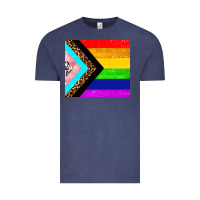 Vintage Denim pride flag Vintage Tee - AdoDesignShop