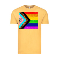 Vintage Mustard pride flag Vintage Tee - AdoDesignShop