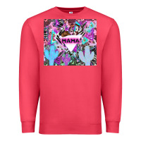 Cardinal mama cowboy western animal pattern neon Premium Sweatshirt - LillyAllenDesigns