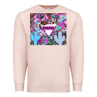Pale Pink mama cowboy western animal pattern neon Premium Sweatshirt - LillyAllenDesigns
