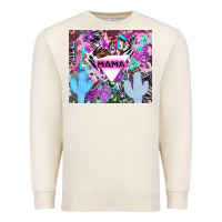 Sandshell mama cowboy western animal pattern neon Premium Sweatshirt - LillyAllenDesigns