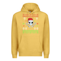 Antique Gold alien ugly christmas Premium Hoodie - Bettercallsaul