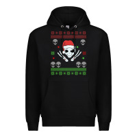 Black alien ugly christmas Premium Hoodie - Bettercallsaul