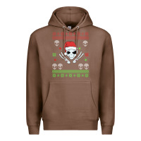 Chestnut alien ugly christmas Premium Hoodie - Bettercallsaul