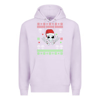Lilac alien ugly christmas Premium Hoodie - Bettercallsaul