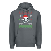 Rock alien ugly christmas Premium Hoodie - Bettercallsaul