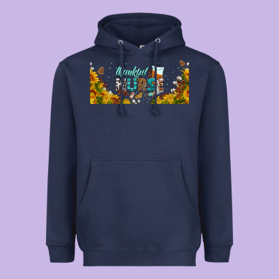 Thankful Nurse Fall Libbey Glass Heavyweight Hoodie Designed By Bundleandbundleshop