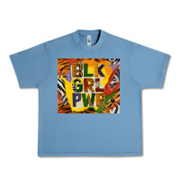 Pebble Blue black girl power tumbler Urban Heavy Tee - BundleAndBundleShop