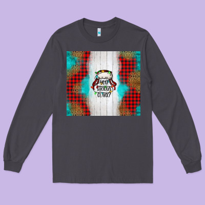 Western You Serious Clark Long Sleeve Tee Designed By Jasminsmagicworld