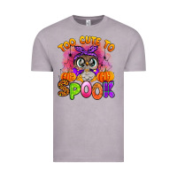 Vintage Zinc too cute to spook with owl Vintage Tee - Artiststas