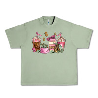 Oil Green boss lady coffee cups Urban Heavy Tee - AdoDesignShop