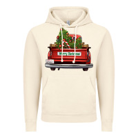 Vintage Artic Christmas trees truck Vintage Hoodie - FaDigitalArtStudio