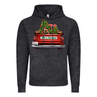 Vintage Black Christmas trees truck Vintage Hoodie - FaDigitalArtStudio