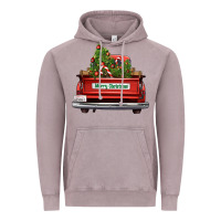 Vintage Zinc Christmas trees truck Vintage Hoodie - FaDigitalArtStudio