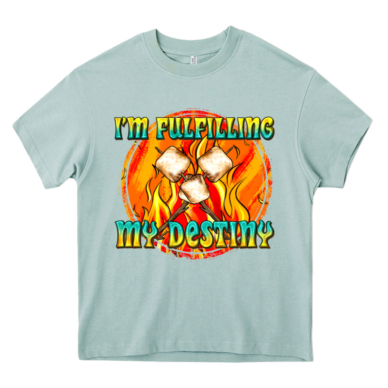I M Fulfilling My Destiny Heavy Core Tee by texasbilliewilder | Teevron