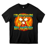Black i m fulfilling my destiny Heavy Core Tee - texasbilliewilder