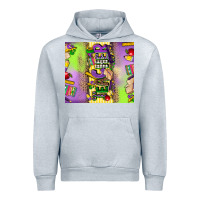 Heather Grey teacher mardi gras Urban Hoodie - CowGirlArtShop
