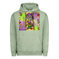 Pigment Oil Green teacher mardi gras Urban Hoodie - CowGirlArtShop