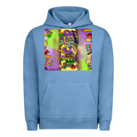 Pigment Pebble Blue teacher mardi gras Urban Hoodie - CowGirlArtShop