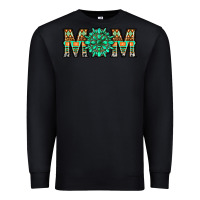 Black gemstone aztec mom Premium Sweatshirt - LillyAllenDesigns