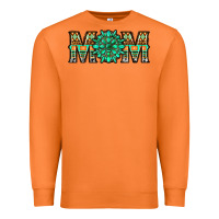 Carrot gemstone aztec mom Premium Sweatshirt - LillyAllenDesigns