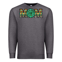 Charcoal Heather gemstone aztec mom Premium Sweatshirt - LillyAllenDesigns