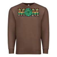 Chestnut gemstone aztec mom Premium Sweatshirt - LillyAllenDesigns