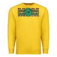Lemon gemstone aztec mom Premium Sweatshirt - LillyAllenDesigns