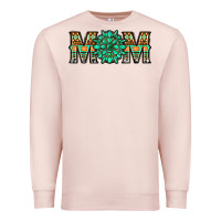 Pale Pink gemstone aztec mom Premium Sweatshirt - LillyAllenDesigns