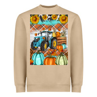 Mushroom fall farm tractor air freshener Heavyweight Sweatshirt - Artiststas