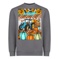 Fall Farm Tractor Air Freshener Heavyweight Sweatshirt | Teevron